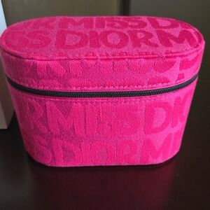 Dior Fuchsia Cosmetic Pouch